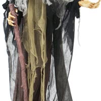 Haunted Hill Farm Life-Size Talking Witch Animatronic